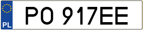 Truck License Plate